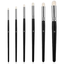 Qianyu Miniature Painting Dry Brush Set 6 Sizes Professional Hobby Detail Paint Brush for Tabletop Wargames 40k DND Miniatures Citadel Scale Model Fantasy Figurines Painting Oil Painting