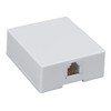 Cable Leader 1-Port RJ11 Surface Mount Box (6P6C)