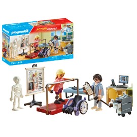 PLAYMOBIL Action Heroes 71617 Orthopaedics, Loving Treatment of Patients, Made from Over 80% Recycled and Bio-Based Materials, Detailed Toy for Children from 4 Years