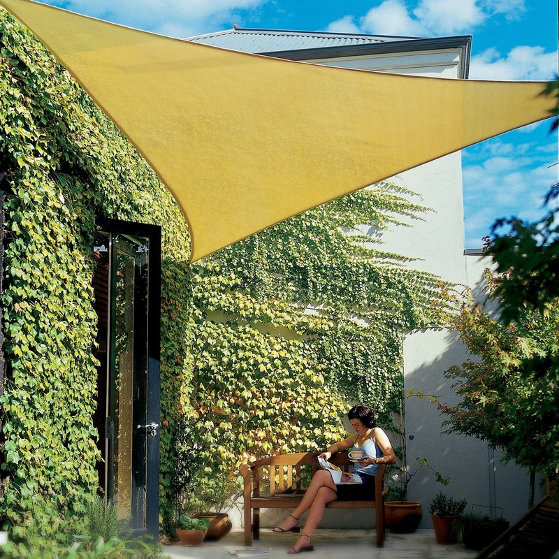 Coolaroo Coolhaven Shade Sail Kit - 95% UV Block Breathable