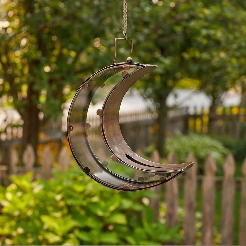 Gold & Garden Moon Bird Feeder