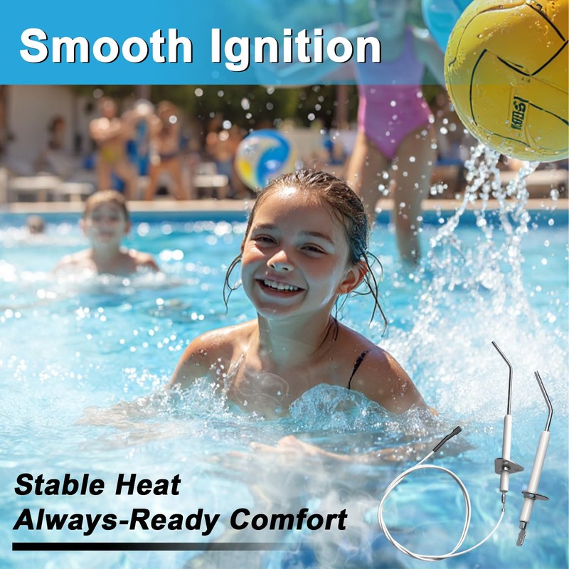 SDRZJX Flame Sensor Replacement Pool Heater Ignitor Compatible with Hayward