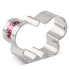 LILIAO Mini Butterfly Cookie Cutter, 2.7 x 1.8 inch, Stainless