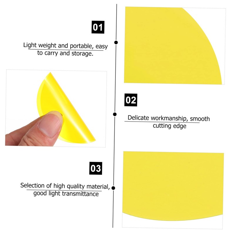 CIYODO 10pcs Sunset Light Film for Photography Photo Correction Lighting