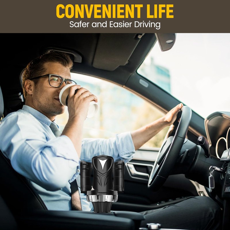 Cup Holder Expander Adapter - | Adjustable | Expandable Base
