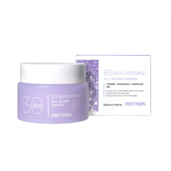 PRETTYSKIN 30 Days All-In-One B5 Brightening Cream (100ml) - Authentic/US