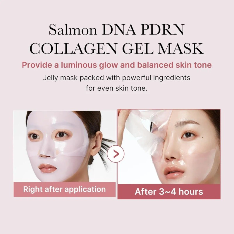Mascarilla Facial Medicube Salmon Dna Pdrn Gel 8piezas