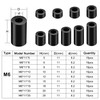 YIXISI 110 PCS ABS Round Spacer Assortment Kit, for M6