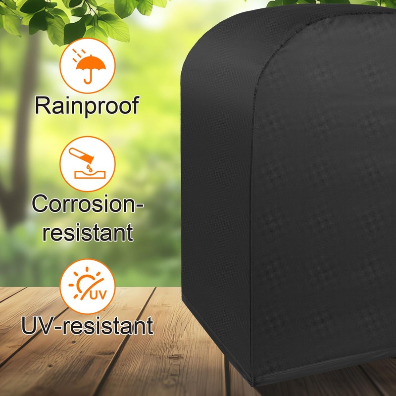 JIAYAN Heavy Duty BBQ Grill Cover, 75 Inch 600D Oxford