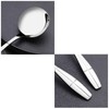 Callyne 12-Piece Stainless Steel Round Soup Spoons, Bouillon Soup Spoon