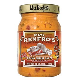 Mrs. Renfro's Nacho Cheese Sauce with Chipotle, 16 oz (4 Pack)