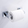2 Pack Toilet Paper Holder - Universal Plastic Spring Loaded