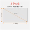 Anti-Glare and Anti Finger Print Screen Protector (3 Pack) for
