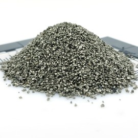 Iron Pyrite; Pure & Natural: by World of Wood- Crushed Inlay Stone Perfect for Wood Inlay, Jewelry, Art, and More (Medium Consistency) (1oz(28gr))