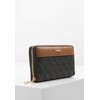L.CREDI Filiberta Wallet with Label Applications, brown, Modern, elegant