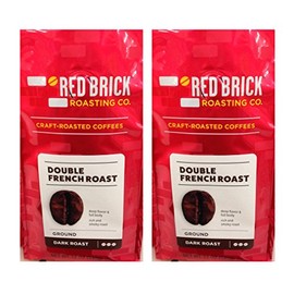 Red Brick Co Ground Double French Craft Roasted Coffee (Pack of 2)