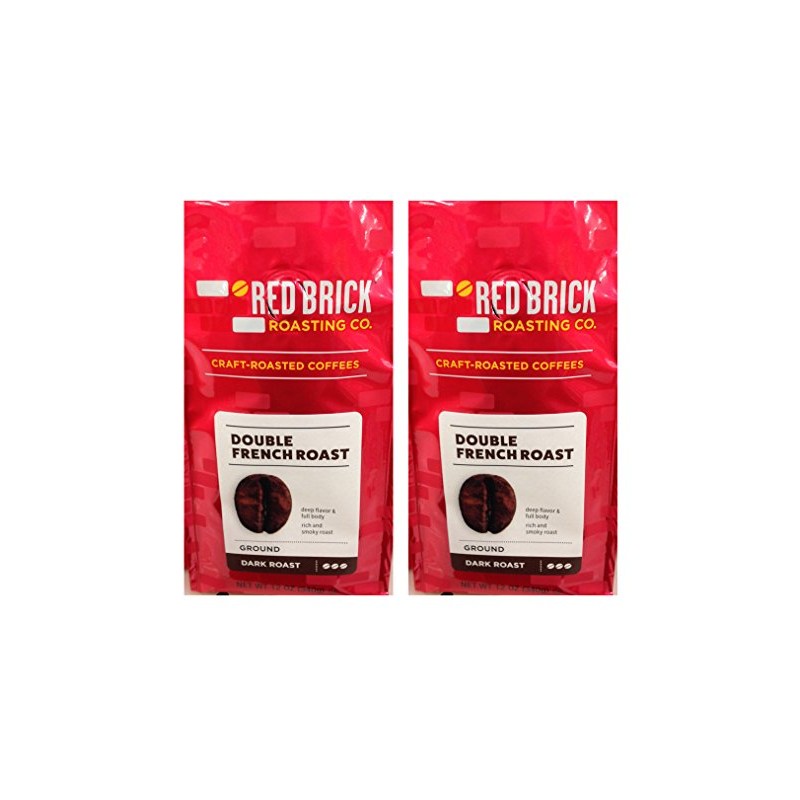 Red Brick Co Ground Double French Craft Roasted Coffee (Pack