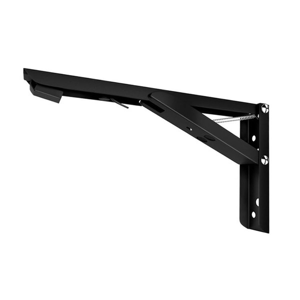TopHomer Folding Shelf Brackets,Heavy Duty Metal Collapsible Triangle Shelf Bracket,
