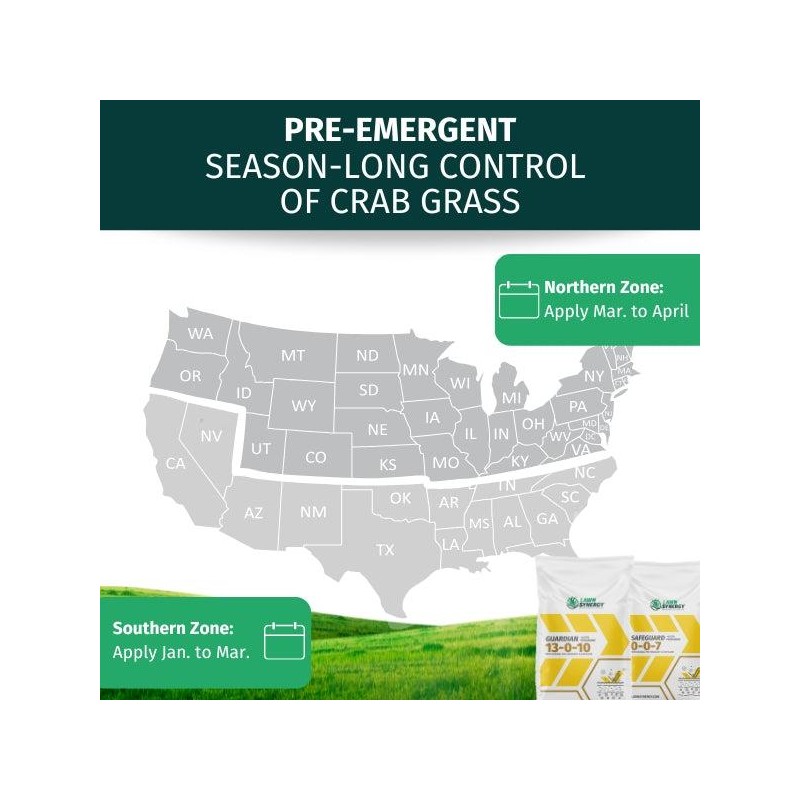 0-0-7 Safeguard Pre-emergent Fertilizer - Size: 25 lbs.