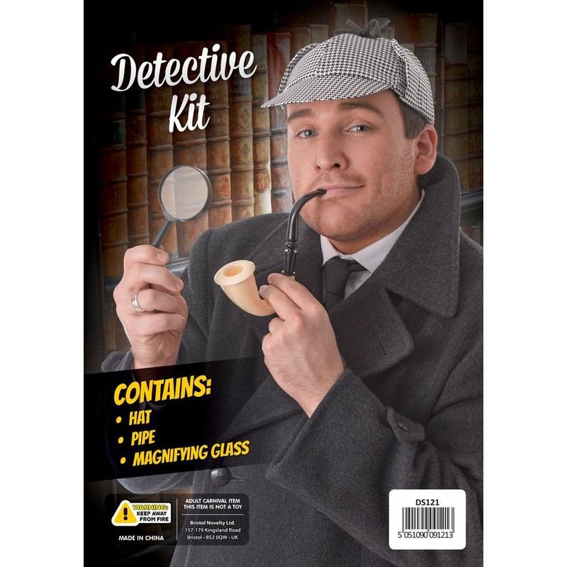 Detective Costume Kit Accessory Set