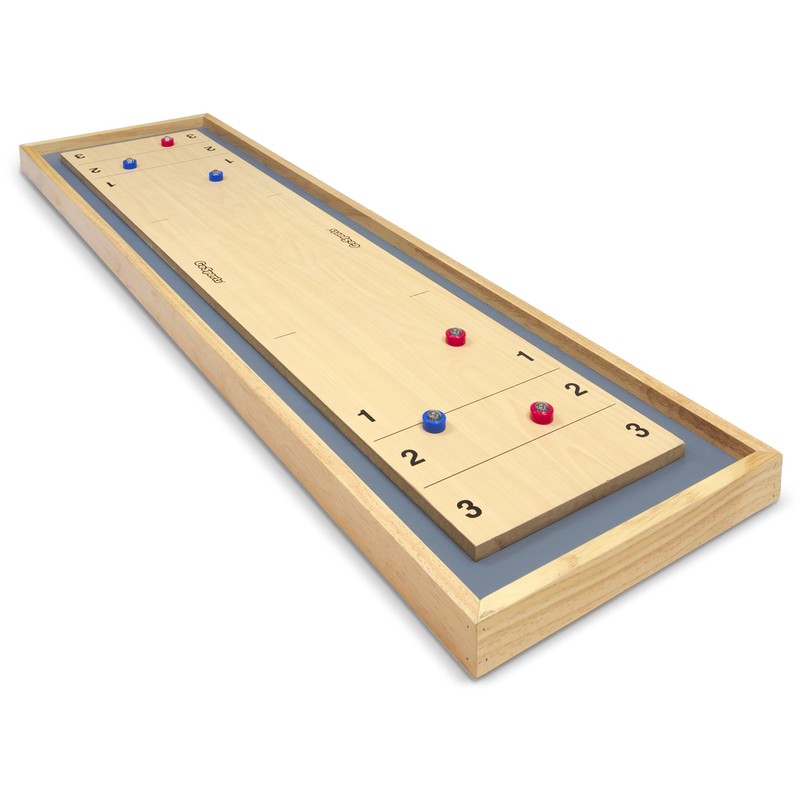 GoSports Shuffleboard and Curling 2 in 1 Board Games -