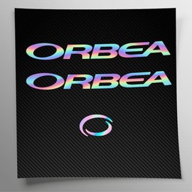 Stickersland® Sticker Set Compatible with Frame MTB Mountain Bike and Holographic Helmet | Sticker Stickers with Logos | Stickersland® - Orbe