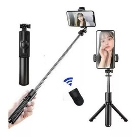 Selfie Stick Trípode de mesa con control Bluetooth S03, palo retráctil para selfies