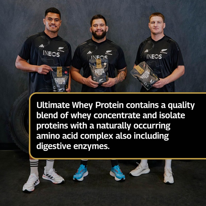 Healthspan Elite All Blacks Ultimate Whey Protein Blend 750g |