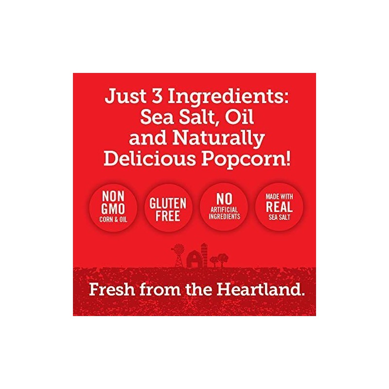 Popcorn, Indiana Sea Salt Popcorn (6 Count - 2.1 Oz