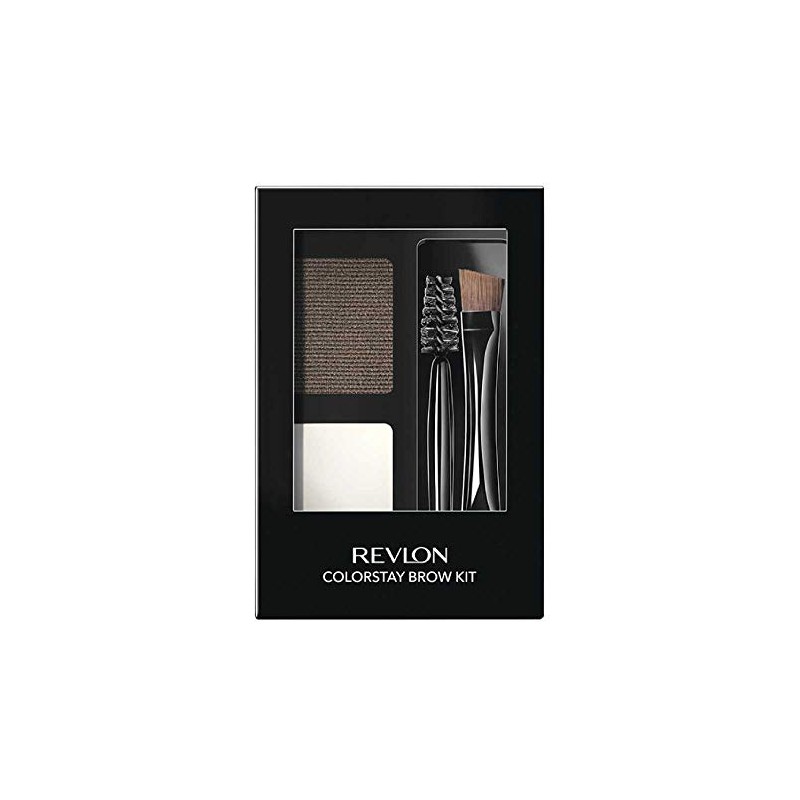 Revlon ColorStay Brow Kit, 102 Dark Brown (Pack of 2)