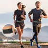 Running Belt with Bpa-Free Water Bottle Adjustable Hydration Belt for