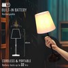 focondot Rechargeable Battery Powered Table Lamp, Wireless LED Lamps, Cordless