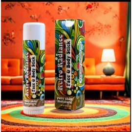 Retro Radiance Pure Skin Moisture Face and Body Stick, All Natural Organic Skincare