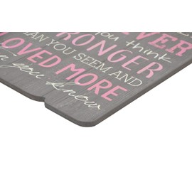 Singstone Inspirational Wall Art Wall Hanging Decor Sign-Always Remember You Are Braver Than You Think Inspiring Quotes Farmhouse Home Decor|Office Decor|Dorm Decor | Teen Room Decor