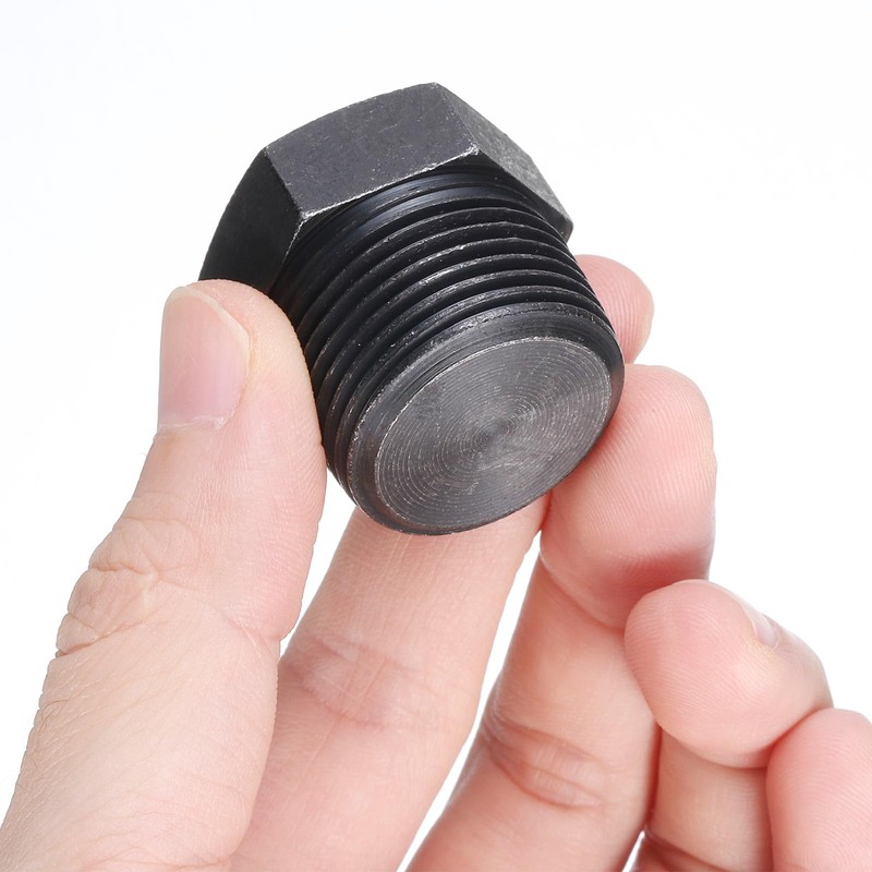 sourcing map 5Pcs 3/4 NPT Outer Hex Head Thread Pipe