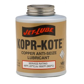 Jet-Lube Kopr-Kote - Copper Based | High Temperature | EP Lubricant | Anti-Seize | Military Grade | Low Friction | Water Resistant | 1/2 Lb.
