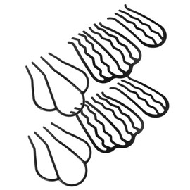 IWOWHERO 6pcs Metal Hair Side Combs u Shape Hair Pins for Women Combs Clips for Styling Forks Pins