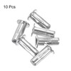 uxcell 5/16-18 Multi-Grip Rivet Nuts, 10pcs Pre-Bulbed Shank Flat Head