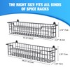 GUUKAR Spice Rack Organizer Wall Mount, Spice Organization Storage Shelf