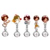 Avaner Nurse Watches Cute Cartoon Design Clip-on Fob Watches Analog