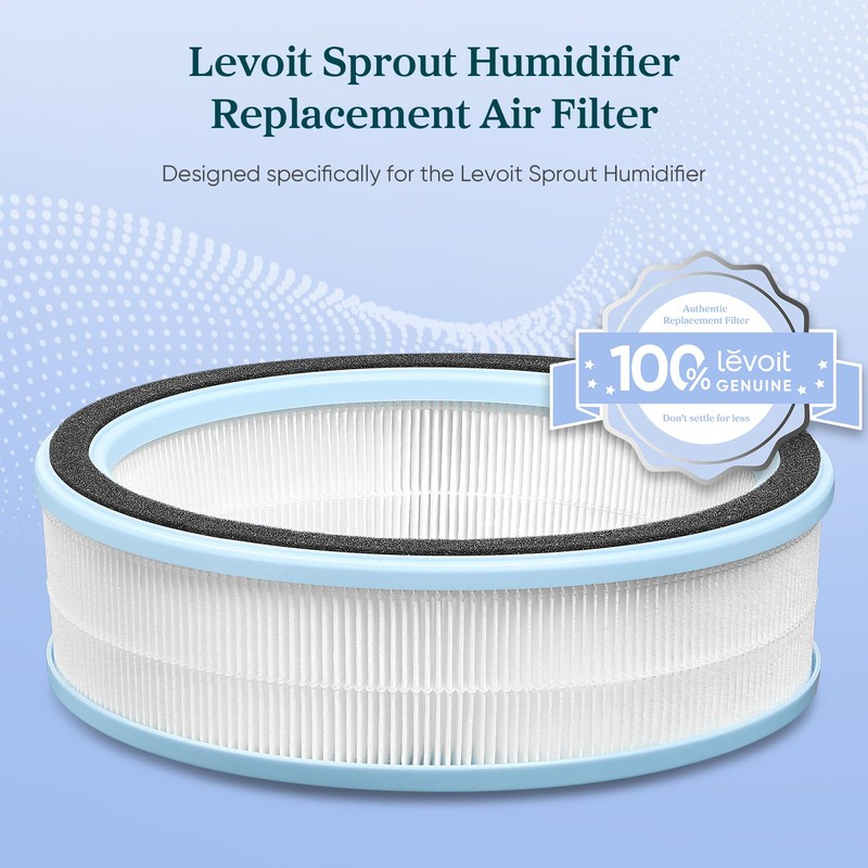 LEVOIT Replacement Filter for Sprout Evaporative Humidifier, White