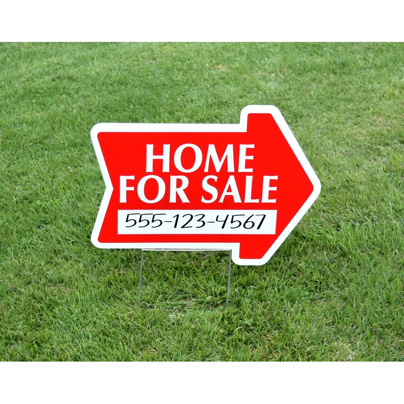 Sturdy Metal Wire Step Stake Frame for Yard Signs -