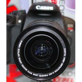 FOR CANON 18-55MM LENS, FOR CANON 55-250MM LENS, FOR ALL CANON EOS REBEL DSLR 58MM THREAD, For Canon PANORAMIC Fisheye  Macro Lens For Canon T3i T5i T4i SL1 58MM THREAD FOR 18-55MM