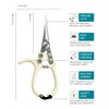 LOOPSEED Plant Pruning Shears Garden Trimming Scissors Precision Hand Pruner