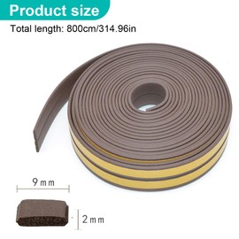 OUDQFCJ Window and Door Sealing Tape Window Impact Protection Window Seal Sealing Tape