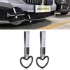 JDM Ring Heart Shaped Car Handle Straps,Rear Bumper Warning Rings