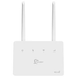 Calonny Router 4G LTE WiFi with SIM Cat4 300 mbit/s Wireless Modem, LAN/WAN Port, without Configuration, Alternative for ADSL, Navigate Not EDN APN, Apply for Shop/Home/Camper