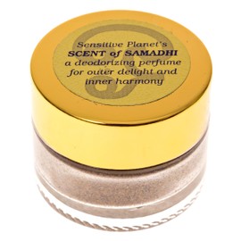 Sensitive Planet Scent of Samadhi Powder - All-Natural Deodorant and Personal Fragrance with Sandalwood, Tulsi, Rose and Clove, 2 oz Jar (1-Pack)