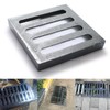 Cast Iron Drain Grate, 9 * 9in Outdoor Drain Cover,