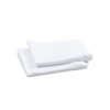 babybay Cover Double Pack Suitable for Model Cuddly Nest, White